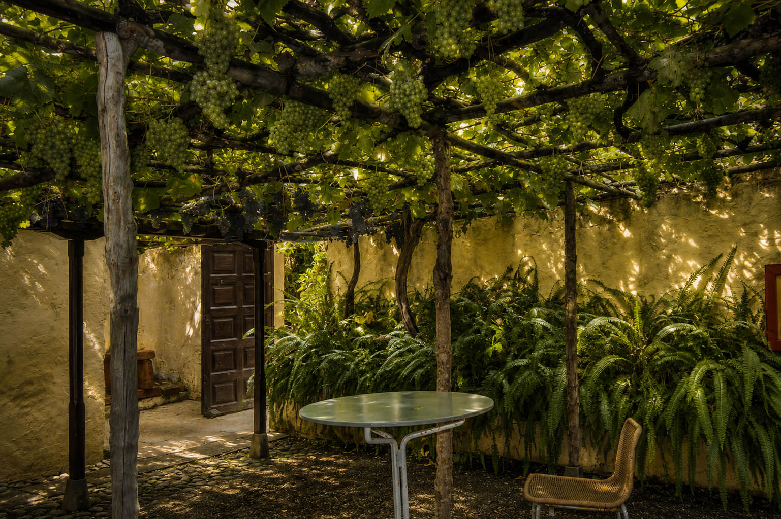 Patio canario en la Casa de Carta