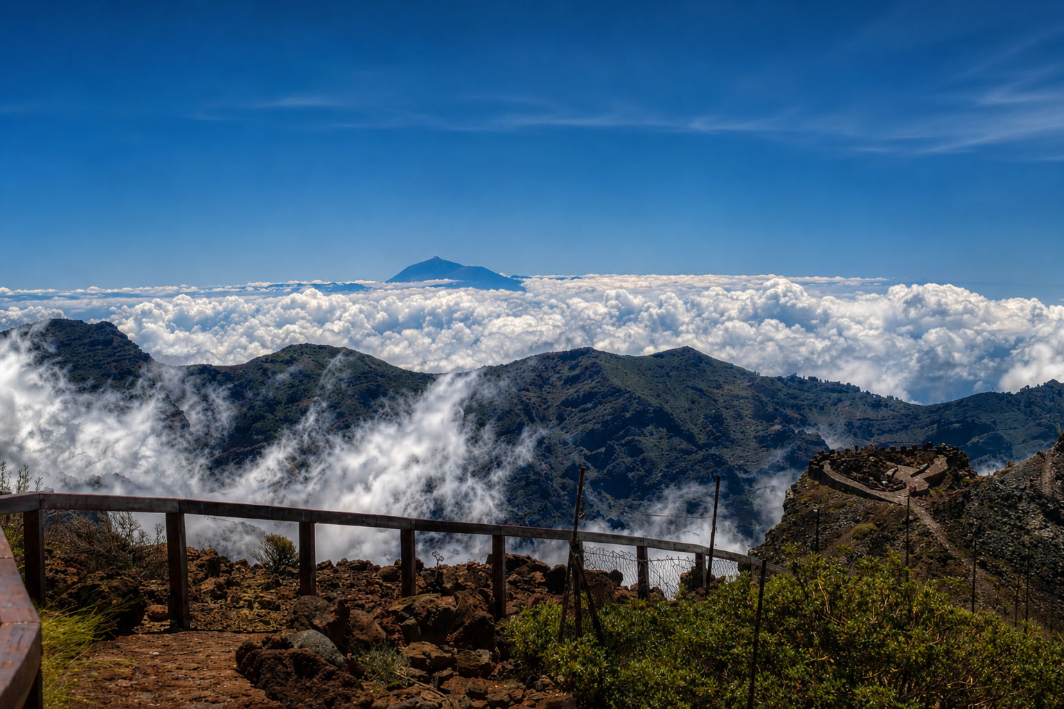 El Teide desde el Roque de los Muchachos